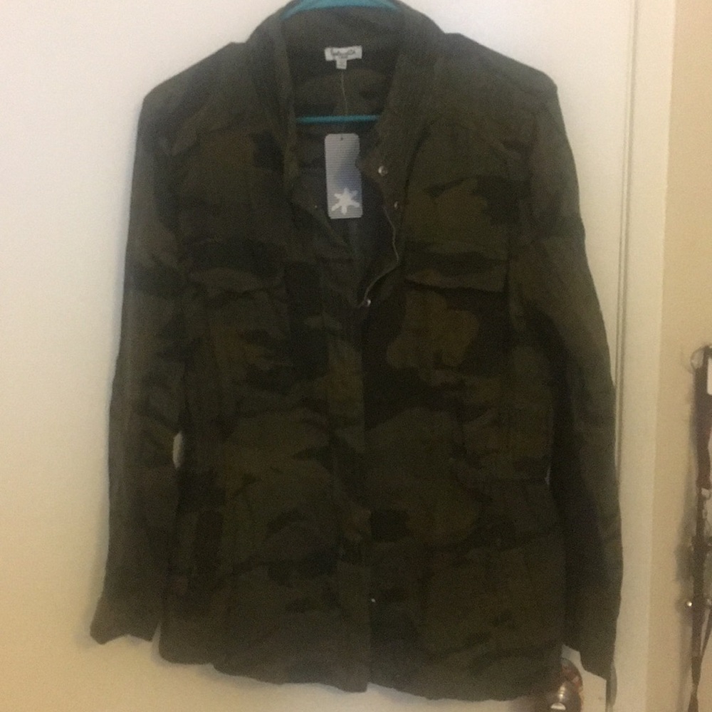 Splendid Camo Button/Zip Tee - image 1